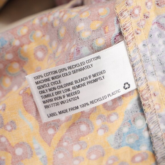 NWT KIKA VARGAS x TARGET Anemone Multicolor Floral Long Sleeve Mini Dress Sz S - Picture 9 of 9